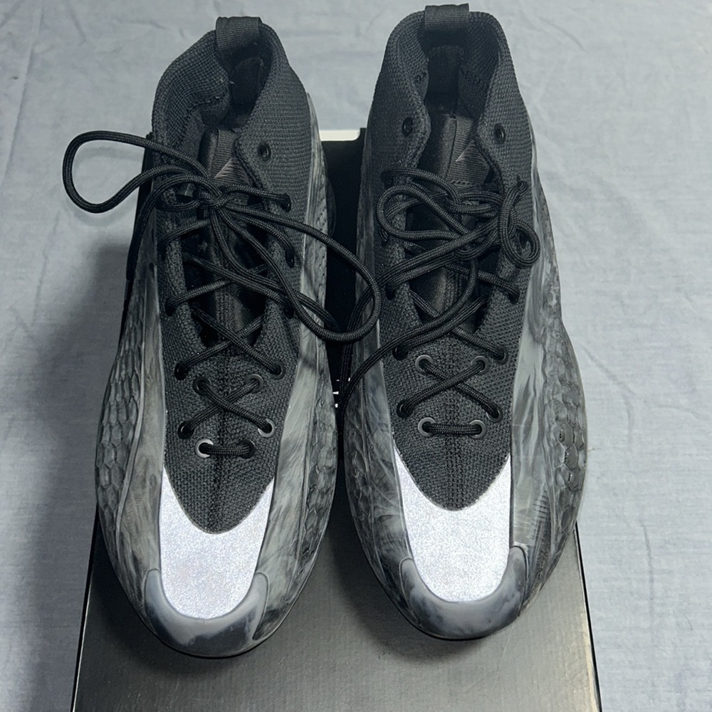 AE1 Anthony Edwards charcoal mid basketball shoes 8.5mens - Picture 4 of 12